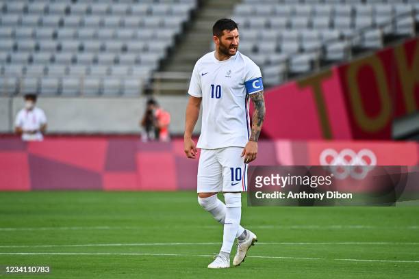 Andre Pierre GIGNAC of France during the football match in Group A between Mexico and France at Tokyo Stadium on July 22, 2021 in Tokyo, Japan.