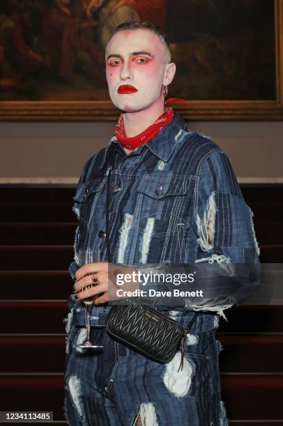 Charles Jeffrey attends the official opening of the Theatre Royal Drury Lane, affectionately known as The Lane, following the 2-year restoration by...