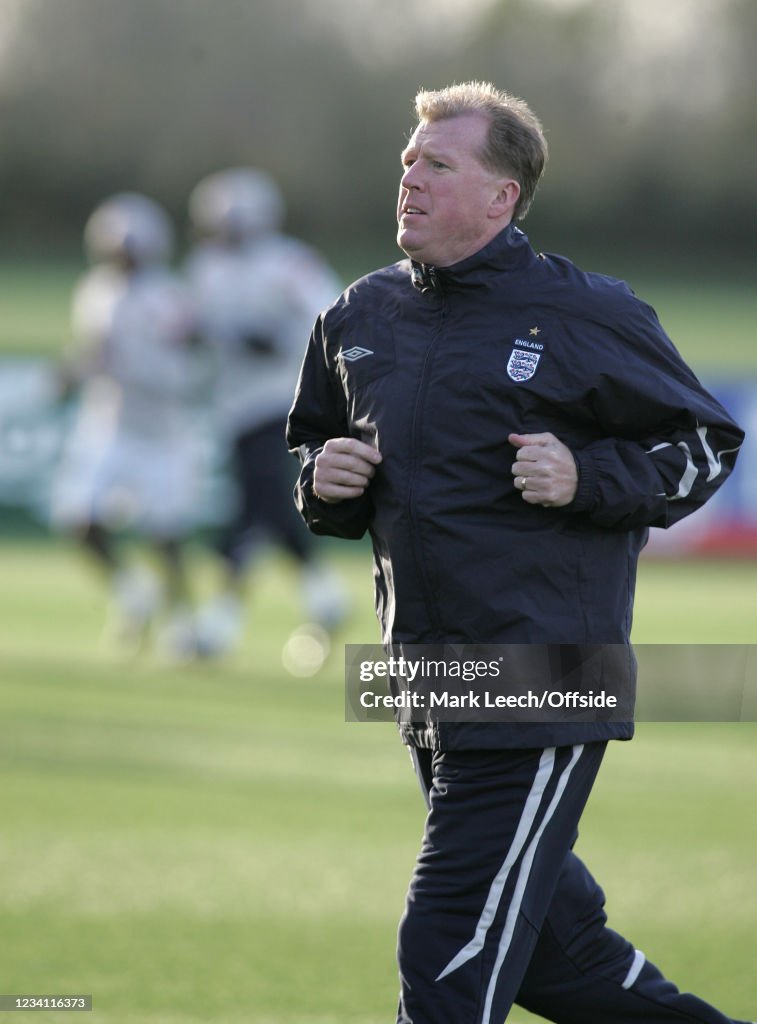 England football squad training