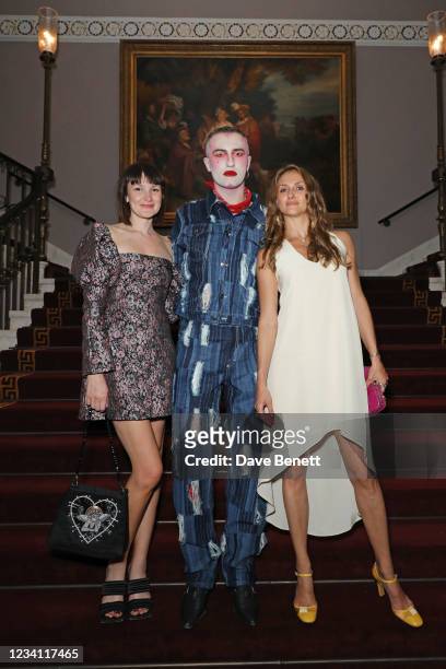 Baker Lily Vanilli, Charles Jeffrey and Maria Kreyn attend the official opening of the Theatre Royal Drury Lane, affectionately known as The Lane,...