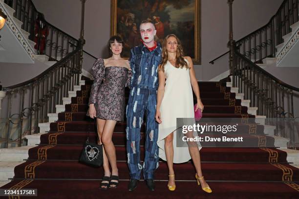 Baker Lily Vanilli, Charles Jeffrey and Maria Kreyn attend the official opening of the Theatre Royal Drury Lane, affectionately known as The Lane,...