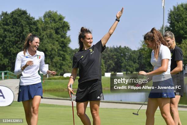 Martina Lenzini attends The European Ladies Amateur Championship 2021 at Royal Park I Roveri Golf & Country Club on July 20, 2021 in Turin, Italy.