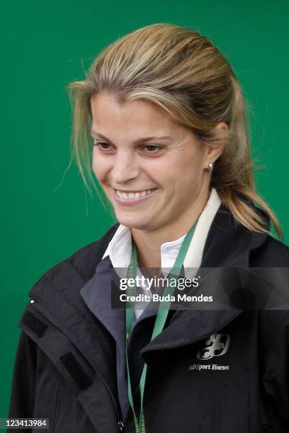 Athina Onassis de Miranda during the Athina Onassis International Horse Show at the Sociedade Hipica Brasileira on September 02, 2011 in Rio de...