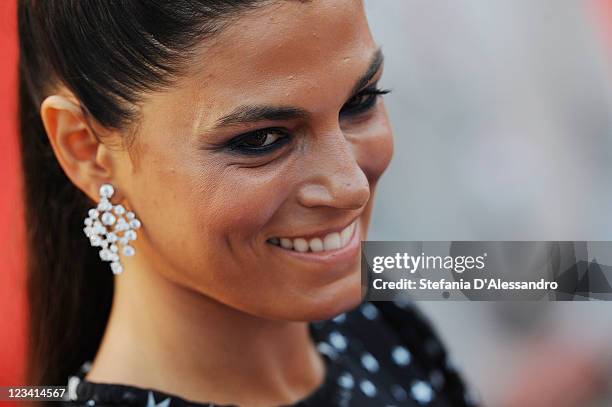 Actress Valeria Solarino attends the 'A Dangerous Method' premiere during the 68th Venice Film Festivalat Palazzo del Cinema on September 2, 2011 in...