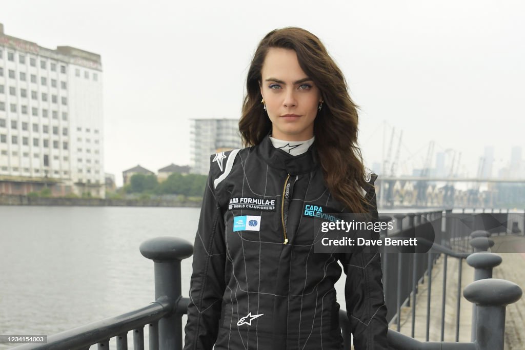 Celebrities Attend The ABB FIA Formula E Heineken London E-Prix