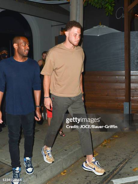 Blake Griffin is seen on July 23, 2021 in Los Angeles, California.