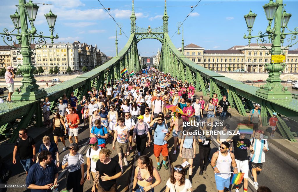 HUNGARY-POLITICS-HOMOSEXUALITY-DISCRIMINATION-DEMONSTRATION