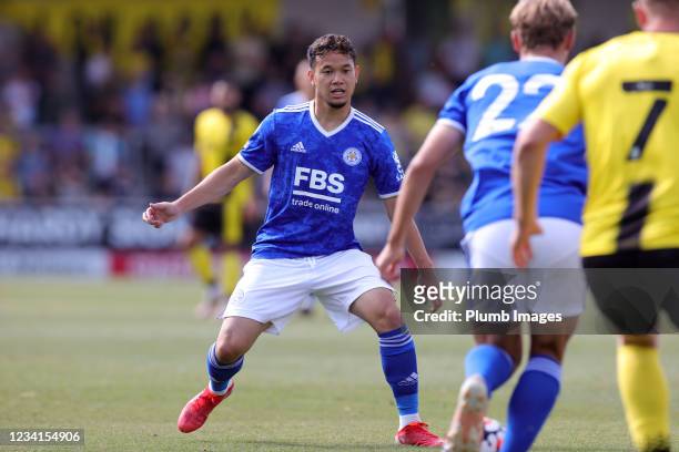 Thanawat Suengchitthawon of Leicester City during the Pre-Season friendly between Burton Albion and Leicester City at Pirelli Stadium on July 24,...