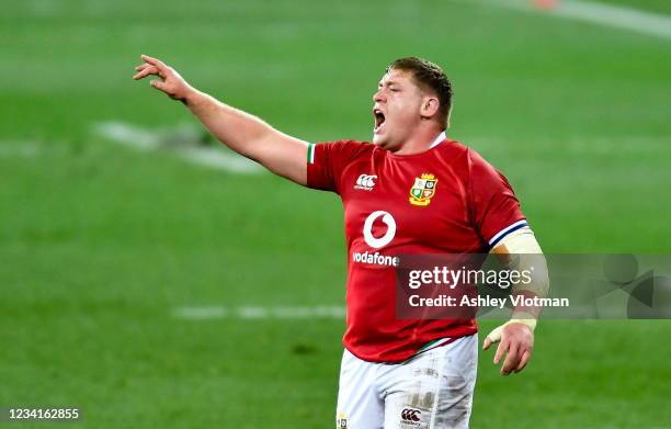 Cape Town , South Africa - 24 July 2021; Tadhg Furlong of British and Irish Lions during the first test of the British and Irish Lions tour match...