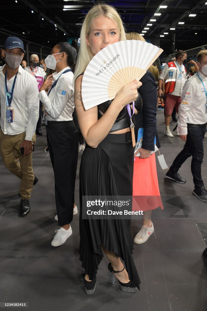 Celebrities Attend Day Two Of The ABB FIA Formula E Heineken London E-Prix