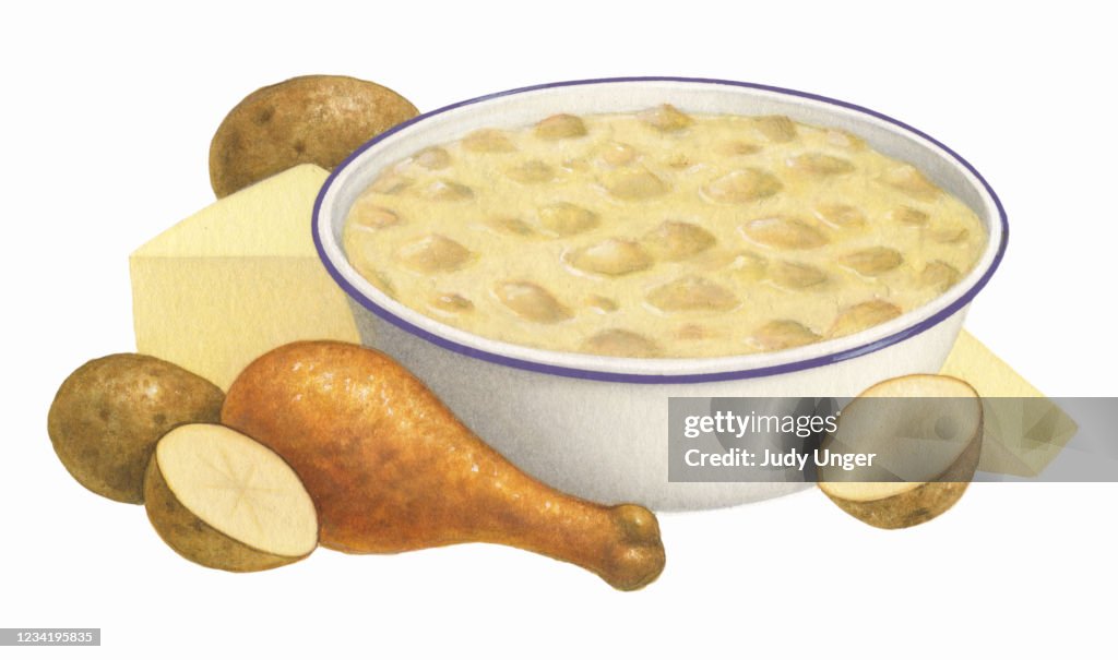 Potato Soup with Turkey