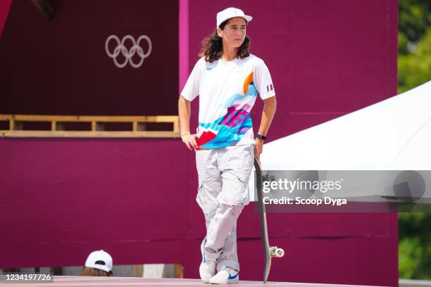 Charlotte HYM of France during the Women's Street Competition at Ariake Urban Sports Park on July 26, 2021 in Tokyo, Japan.