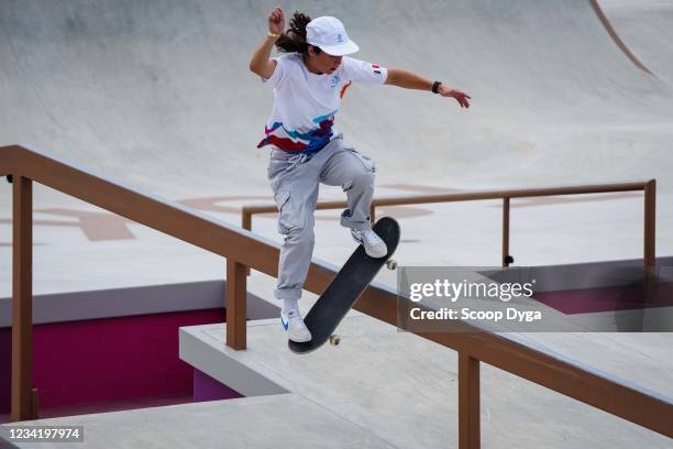 Charlotte HYM of France during the Women's Street Competition at Ariake Urban Sports Park on July 26, 2021 in Tokyo, Japan.