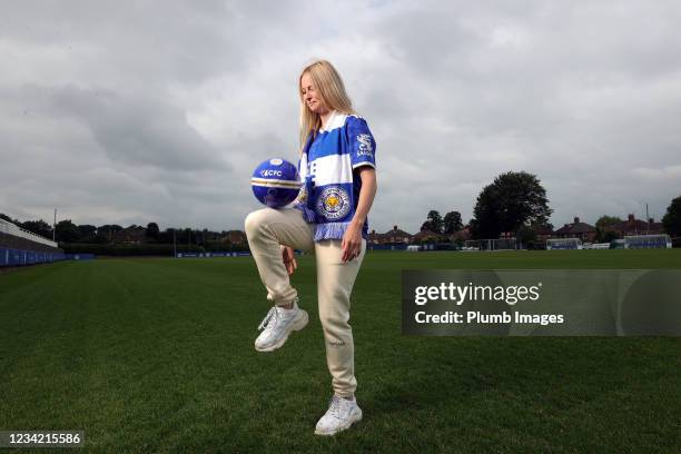 Leicester City sign Molly Pike at Belvoir Drive Training Complex on July 26, 2021 in Leicester, United Kingdom.