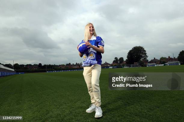 Leicester City sign Molly Pike at Belvoir Drive Training Complex on July 26, 2021 in Leicester, United Kingdom.