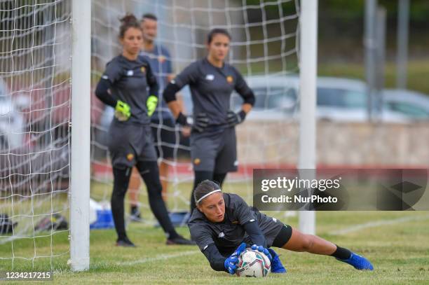 Rachele Baldi of AS Roma in action during the training session on Terminillo, Rieti, Italy, on July 26, 2021. Double training session both morning...