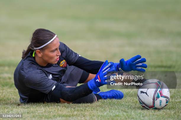 Rachele Baldi of AS Roma in action during the training session on Terminillo, Rieti, Italy, on July 26, 2021. Double training session both morning...