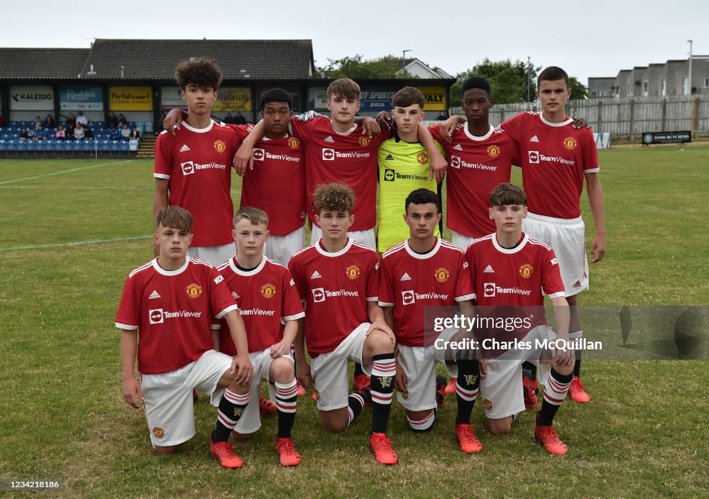 Manchester United U16 v Coleraine: SuperCupNI