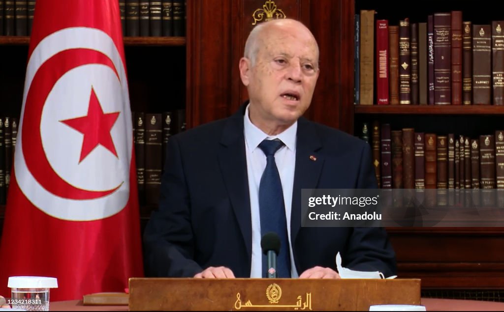 Tunisian President Kais Saied