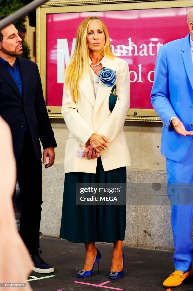 Celebrity Sightings In New York City - July 24, 2021