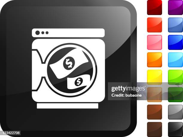 ilustraciones, imágenes clip art, dibujos animados e iconos de stock de el blanqueo de dinero a internet de arte vectorial libre de derechos - money laundering