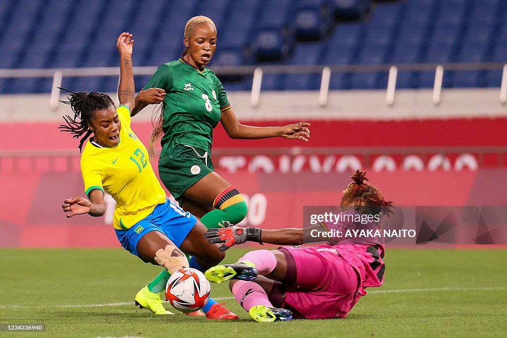 FOOTBALL-OLY-2020-2021-TOKYO-BRA-ZAM