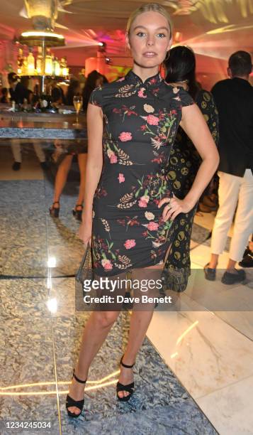 Nell Hudson attends the opening of 'Park Row', a unique new restaurant inspired by the DC Universe in collaboration with Warner Bros. Themed...