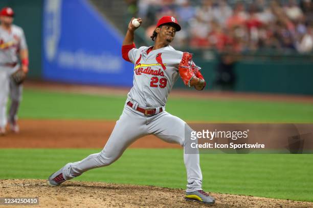 This is a 2022 photo of Alex Reyes of the St. Louis Cardinals