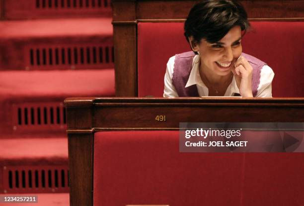 French Justice Minister Rachida Dati attends the weekly session of questions to the government, on June 23, 2009 at the French National Assembly in...