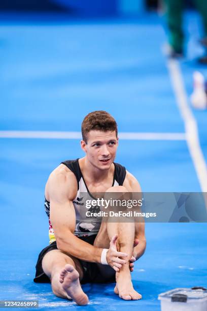 Philipp Herder of Germany compete during Artistic Gymnastics on day five of the Tokyo 2020 Olympic Games at Ariake Gymnastics Centre on July 28, 2021...