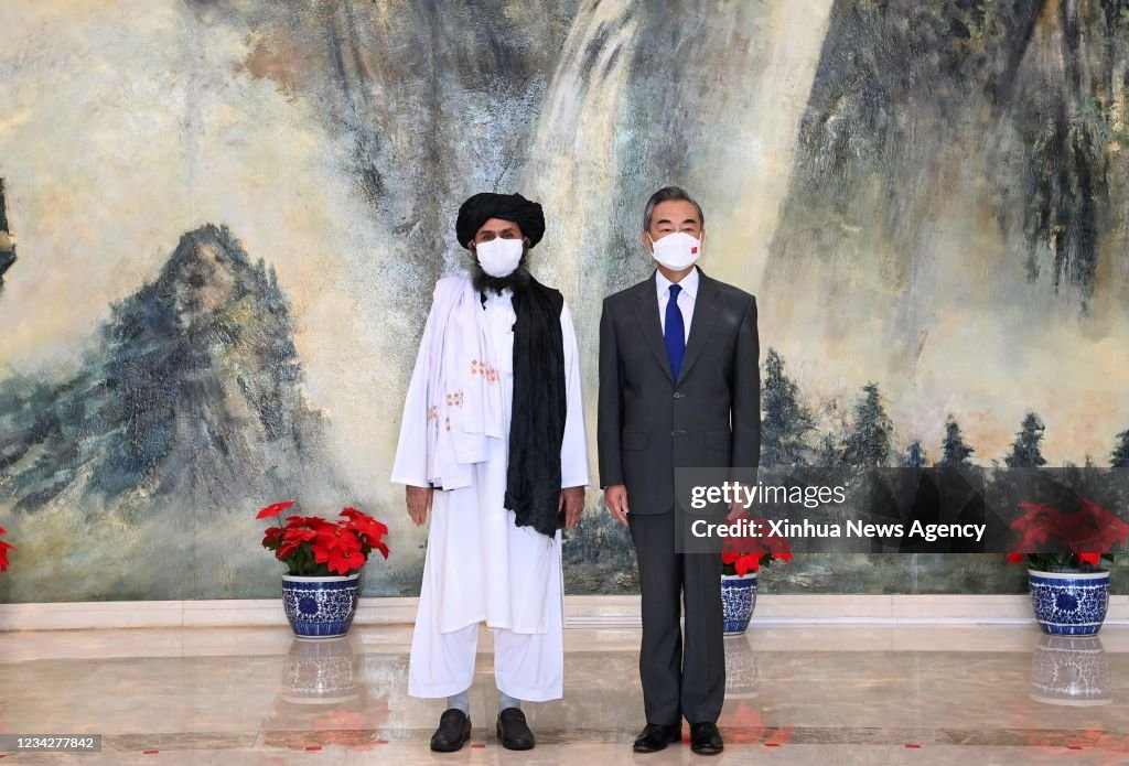 CHINA-TIANJIN-WANG YI-AFGHANISTAN-TALIBAN-POLITICAL CHIEF-MEETING (CN)