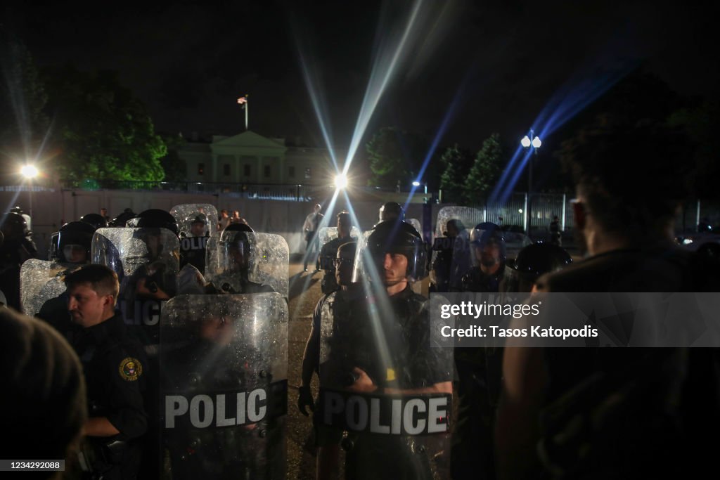 Protesters Demonstrate In D.C. Against Death Of George Floyd By Police Officer In Minneapolis