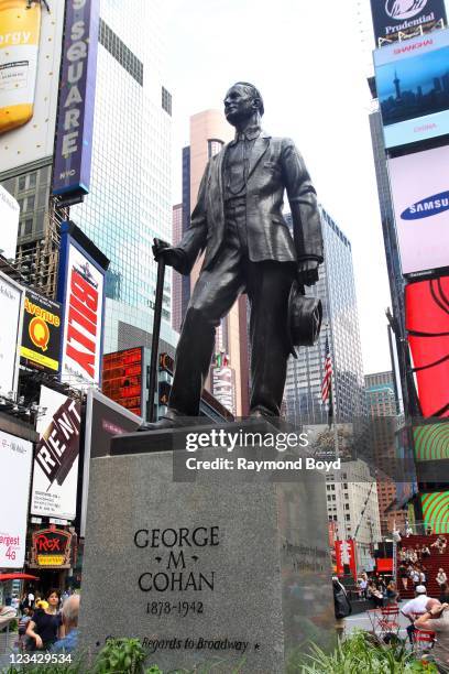 George M George M Cohan Statue Photos and Premium High Res Pictures - Getty Images