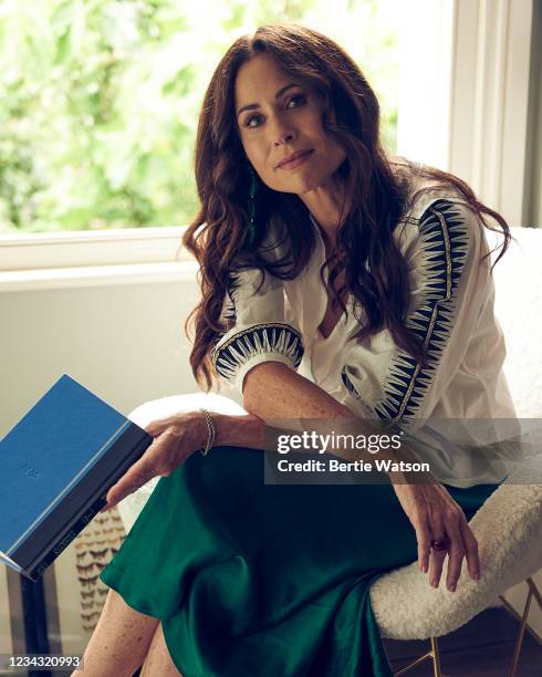 Actor Minnie Driver is photographed for the Wall Street Journal on June 14, 2021 in London, England.