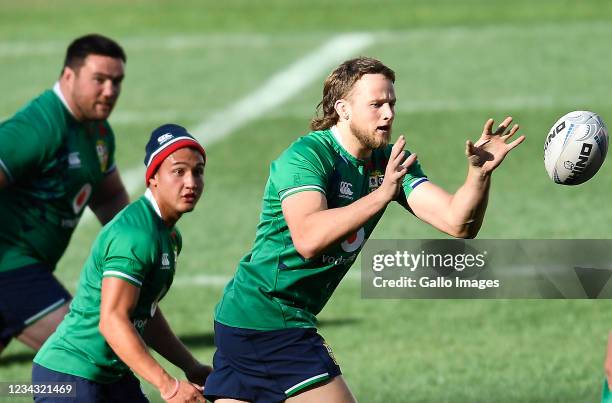 Jonny Hill during the British and Irish Lions captains run at Cape Town Stadium on July 30, 2021 in Cape Town, South Africa.