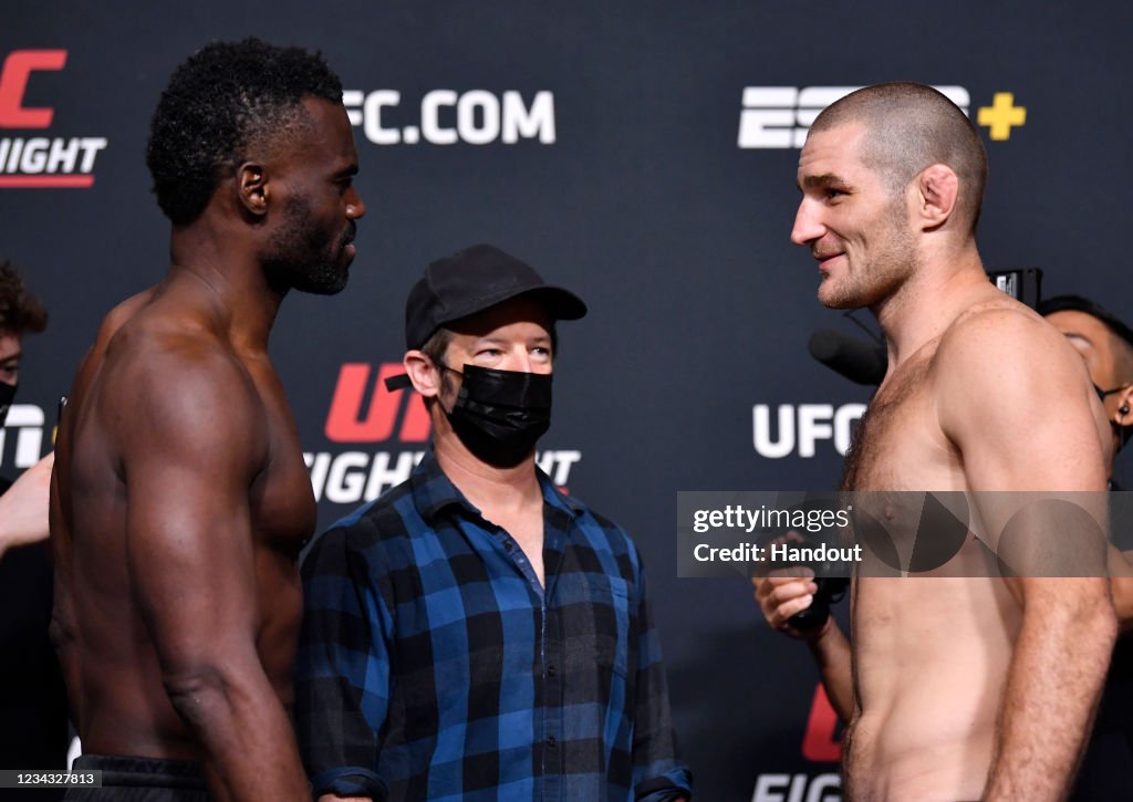 UFC Fight Night: Hall v Strickland Weigh-in