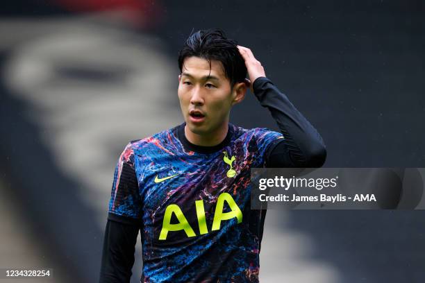 Heung-Min Son of Tottenham Hotspur during the Pre-Season Friendly match between Milton Keynes Dons and Tottenham Hotspur at Stadium MK on July 28,...