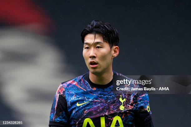 Heung-Min Son of Tottenham Hotspur during the Pre-Season Friendly match between Milton Keynes Dons and Tottenham Hotspur at Stadium MK on July 28,...