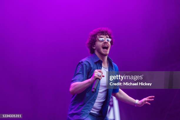 Jack Harlow performs on day two of Lollapalooza at Grant Park on July 30, 2021 in Chicago, Illinois.