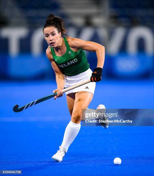 Tokyo , Japan - 31 July 2021; Anna O'Flanagan of Ireland during the women's pool A group stage match between Great Britain and Ireland at the Oi...