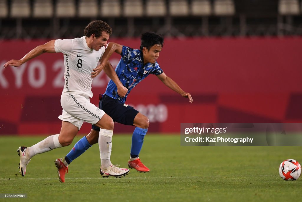 Japan v New Zealand: Men's Football Quarterfinal - Olympics: Day 8