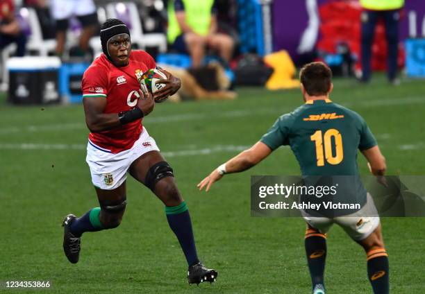 Cape Town , South Africa - 31 July 2021; Maro Itoje of the British and Irish Lions during the second test of the British and Irish Lions tour match...