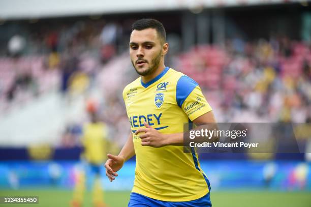 Tony MAURICIO of FC Sochaux during the Ligue 2 BKT match between Sochaux and Le Havre at Stade Gaston Gerard on July 31, 2021 in Dijon, France.