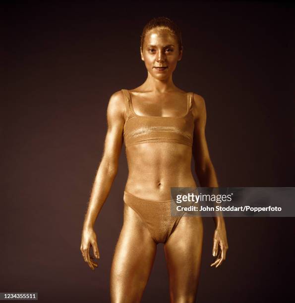 102 Gold Body Paint Portrait Stock Photos, High-Res Pictures, and