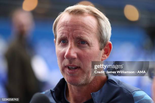 Lee Bowyer the manager / head coach of Birmingham City during the pre season friendly between Birmingham City and West Bromwich Albion at St Andrew's...