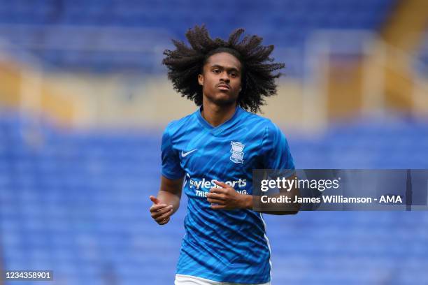 Tahith Chong of Birmingham City during the pre season friendly between Birmingham City and West Bromwich Albion at St Andrew's Trillion Trophy...