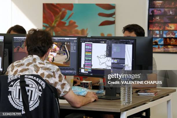 Computer Animation Team 563 Office Animation Stock Photos, High-Res Pictures, and Images ...