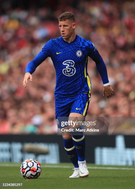 Ross Barkley of Chelsea during the Pre Season Friendly between Arsenal and Chelsea at Emirates Stadium on August 1, 2021 in London, England.