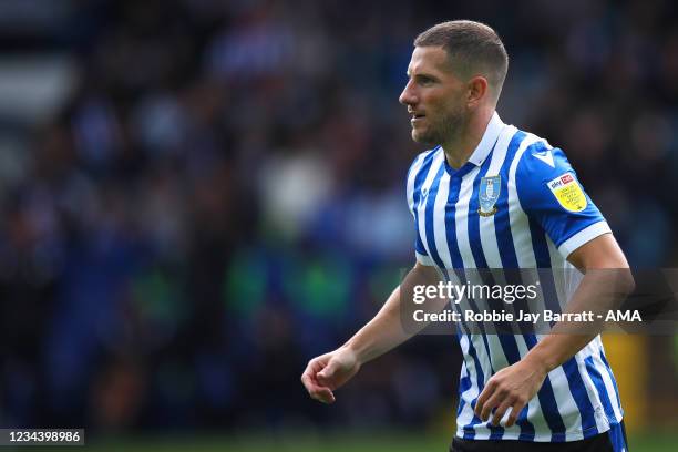 Sam Hutchinson of Sheffield Wednesday during the Carabao Cup First Round match between Sheffield Wednesday and Huddersfield Town at Hillsborough on...