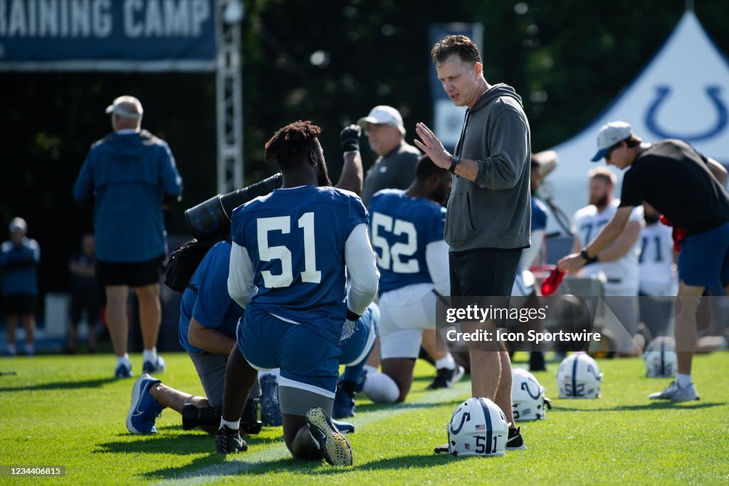 NFL: AUG 02 Indianapolis Colts Training Camp